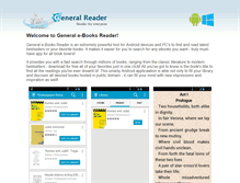 Tablet Screenshot of general-reader.com